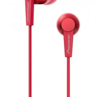 image #1 of אוזניות תוך אוזן עם מיקרופון Pioneer SE-C3T-R - צבע אדום