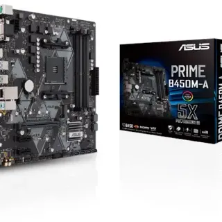 image #0 of לוח אם Asus PRIME B450M-A AM4, AMD B450, DDR4, PCI-E, VGA, DVI, HDMI