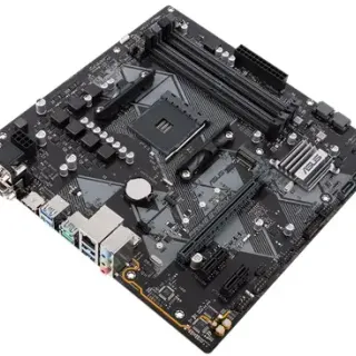 image #2 of לוח אם Asus PRIME B450M-A AM4, AMD B450, DDR4, PCI-E, VGA, DVI, HDMI