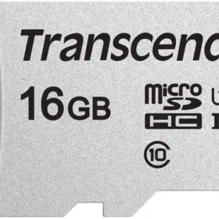 image #1 of כרטיס זכרון Transcend 300S Micro SDHC UHS-I U1 TS16GUSD300S - נפח 16GB - ללא מתאם SD
