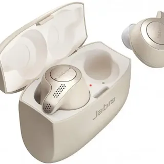 image #4 of אוזניות Bluetooth אלחוטיות עם מיקרופון Jabra Elite 65t True Wireless Earbuds צבע זהב