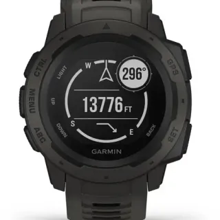 image #1 of שעון חכם Garmin Instinct Outdoor GPS - צבע Graphite Black - כולל תמיכה מלאה בעברית - שנתיים אחריות יבואן רשמי על ידי רונלייט