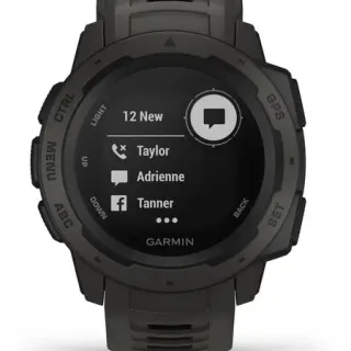 image #6 of שעון חכם Garmin Instinct Outdoor GPS - צבע Graphite Black - כולל תמיכה מלאה בעברית - שנתיים אחריות יבואן רשמי על ידי רונלייט