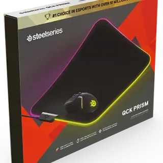 image #2 of משטח לעכבר לגיימרים SteelSeries QcK Prism Cloth RGB Medium 320x270x4mm