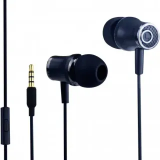image #0 of אוזניות סטריאו תוך-אוזן עם מיקרופון Silver Line FDH-105 - צבע שחור
