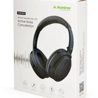 image #7 of אוזניות אלחוטיות Bluetooth 4.1 עם מיקרופון וביטול רעשי רקע Avantree ANC032