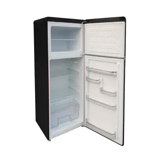 image #1 of מקרר רטרו  2 דלתות מקפיא עליון 210 ליטר Normande Retro Top Freezer De-Frost ND-490 - צבע אדום
