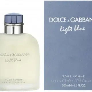 image #0 of בושם לגבר 200 מ''ל Dolce & Gabbana Light Blue או דה טואלט‏ E.D.T