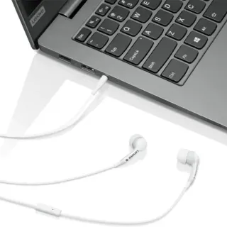image #1 of אוזניות תוך אוזן Lenovo 100 צבע לבן