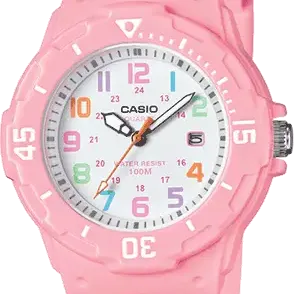 image #0 of שעון יד אנלוגי לנשים עם רצועת סיליקון ורוד Casio LRW-200H-4B2VDF - ורוד