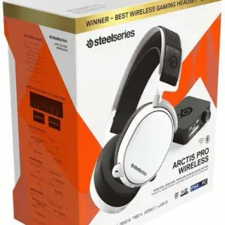 image #4 of אוזניות גיימרים אלחוטיות SteelSeries Arctis Pro Wireless - צבע לבן