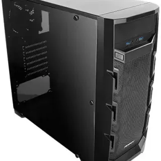 image #2 of מארז מחשב ללא ספק Antec GX202 ATX Mid Tower צבע שחור עם תאורת LED כחולה