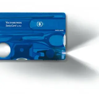 image #0 of אולר כרטיס אשראי עם פנס Victorinox - צבע כחול