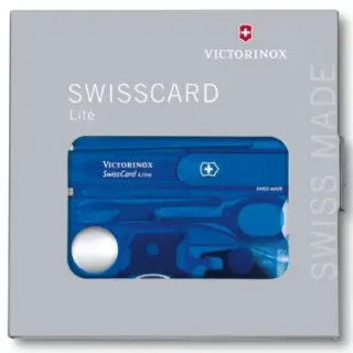 image #1 of אולר כרטיס אשראי עם פנס Victorinox - צבע כחול