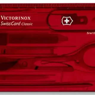 image #0 of אולר כרטיס אשראי 10 פונקציות Victorinox - צבע אדום