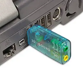 image #3 of כרטיס קול USB 2.0 עם מיקרופון Gold Touch E-USB-5.1