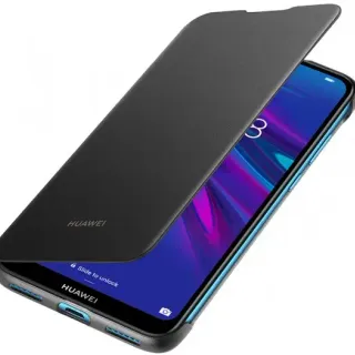 image #0 of כיסוי Flip Cover מקורי ל-Huawei Y6 2019 - צבע שחור