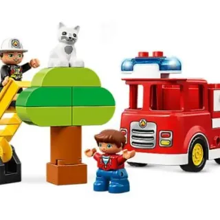 image #2 of משאית כיבוי אש מסדרת דופלו LEGO 10901