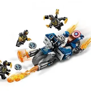 image #1 of קפטן אמריקה מסדרת גיבורי על 76123 LEGO