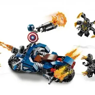 image #2 of קפטן אמריקה מסדרת גיבורי על 76123 LEGO