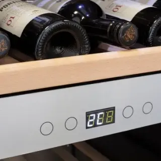 image #2 of מקרר יין 2 אזורים 40 בקבוקים עם אפליקצייה Caso WineChef Pro 40
