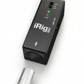 image #0 of מתאם מיקרופון לסמארטפון וטאבלט IK Multimedia iRig PRE למכשירי Apple ואנדרואיד
