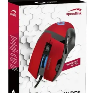 image #1 of עכבר גיימרים SpeedLink Vades צבע שחור/אדום