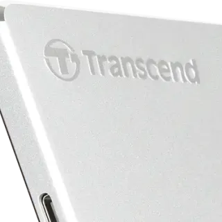 image #6 of כונן קשיח חיצוני Transcend StoreJet 25C3S Extra Slim TS2TSJ25C3S 2TB USB 3.1 Type-C - צבע כסף