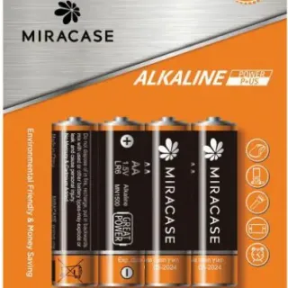 image #0 of 4 סוללות AA לא נטענות Miracase Alkaline 