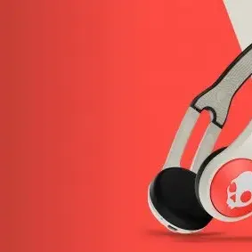 image #6 of אוזניות אלחוטיות Skullcandy Icon Wireless On-Ear - צבע אדום אפור