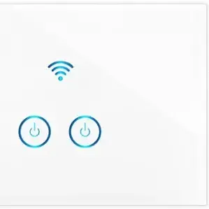 image #0 of מפסק תאורה Wi-Fi חכם Smart-Grade - מתאים לקופסאת גיוויס 3 מקום - 2 הדלקות - כולל תמיכה בדור 3 מהמוצר ועד האפליקציה