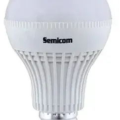 image #0 of נורת חירום בגוון אור לבן חם (צהוב) Semicom E27 A70 6W  LED