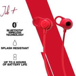 image #2 of אוזניות תוך-אוזן אלחוטיות עם מיקרופון Skullcandy Jib+ Wireless - צבע אדום