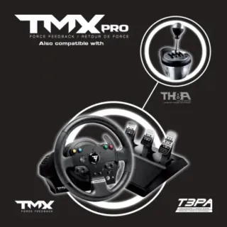 image #4 of מציאון ועודפים - הגה מירוצים עם דוושות Thrustmaster TMX PRO Force Feedback T3PA למחשב PC ולאקסבוקס ONE