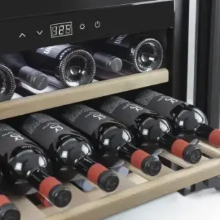 image #3 of מקרר יין בנוי 18 בקבוקים עם קומפרסור Caso Winesafe 18- שחור