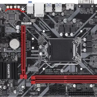 image #2 of לוח אם Gigabyte B365M H LGA1151v2, Intel B365, DDR4, PCI-E, VGA, HDMI