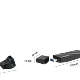 image #8 of מתאם רשת אלחוטי Asus USB-AC56 802.11ac Dual-band AC1300 USB WiFi