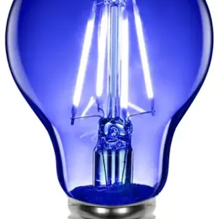 image #0 of נורת LED דמוי להט צבעוני כחול Eurolux 6W E27 A60
