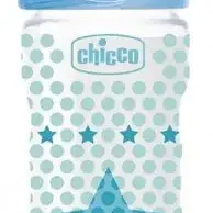 image #1 of בקבוק האכלה 250 מ''ל - זרימה בינונית - שלב 2 - Chicco Well Being - צבע כחול