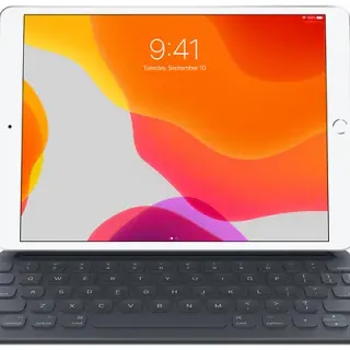 image #0 of מקלדת Apple Smart Keyboard Folio ל Apple iPad Air 10.5 Inch 2019 או Apple iPad 10.2 Inch 2019 / 2020 / 2021 בעברית - צבע שחור