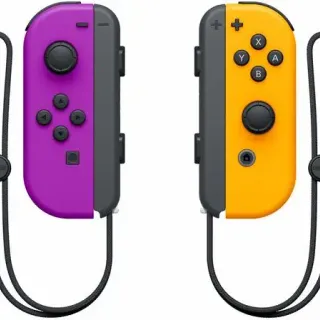 image #1 of בקרי משחק Nintendo Switch Joy-Con - צבע סגול וכתום - שנה אחריות ע''י היבואן הרשמי