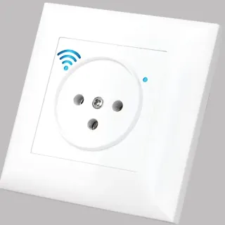 image #1 of מציאון ועודפים - שקע Wi-Fi חכם Smart-Grade - מתאים לקופסא 55 מ&apos;&apos;מ