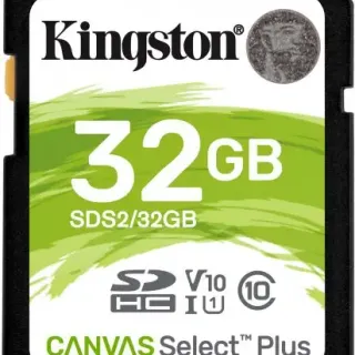 image #1 of כרטיס זיכרון Kingston SDHC Canvas Select Plus UHS-I SDS2/32GB - נפח 32GB