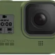 image #0 of כיסוי + שרוך למצלמת GoPro HERO8 - צבע ירוק