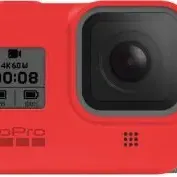 image #0 of כיסוי + שרוך למצלמת GoPro HERO8 - צבע אדום