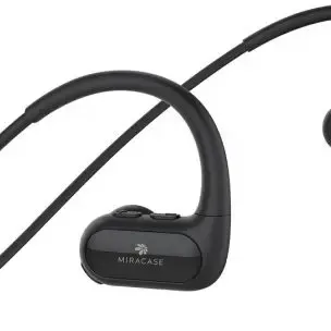 image #0 of אוזניות ספורט Miracase MBTH60 Bluetooth - צבע שחור