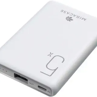 image #0 of סוללת חירום ניידת Miracase 5000mAh PowerBank USB - צבע לבן