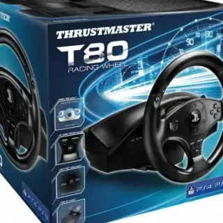 image #3 of הגה מירוצים עם דוושות Thrustmaster T80 Racing Wheel  למחשב ול- PS3/PS4