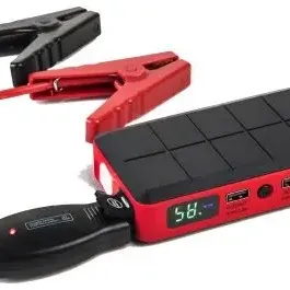 image #1 of מטען חירום נייד להתנעת הרכב כולל פנס Apex 15600mAh PowerBank USB - LED