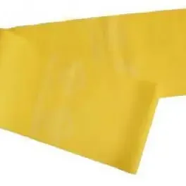 image #0 of רצועת התנגדות טרה בנד חלשה בעובי 0.3 מ''מ Gymastery - צבע צהוב